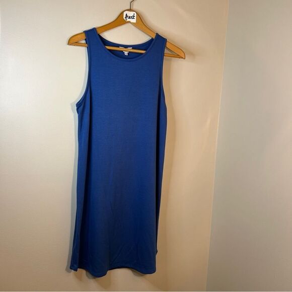 Crown & Ivy Blue Sleeveless Dress Women's M New NWT - Picture 3 of 7